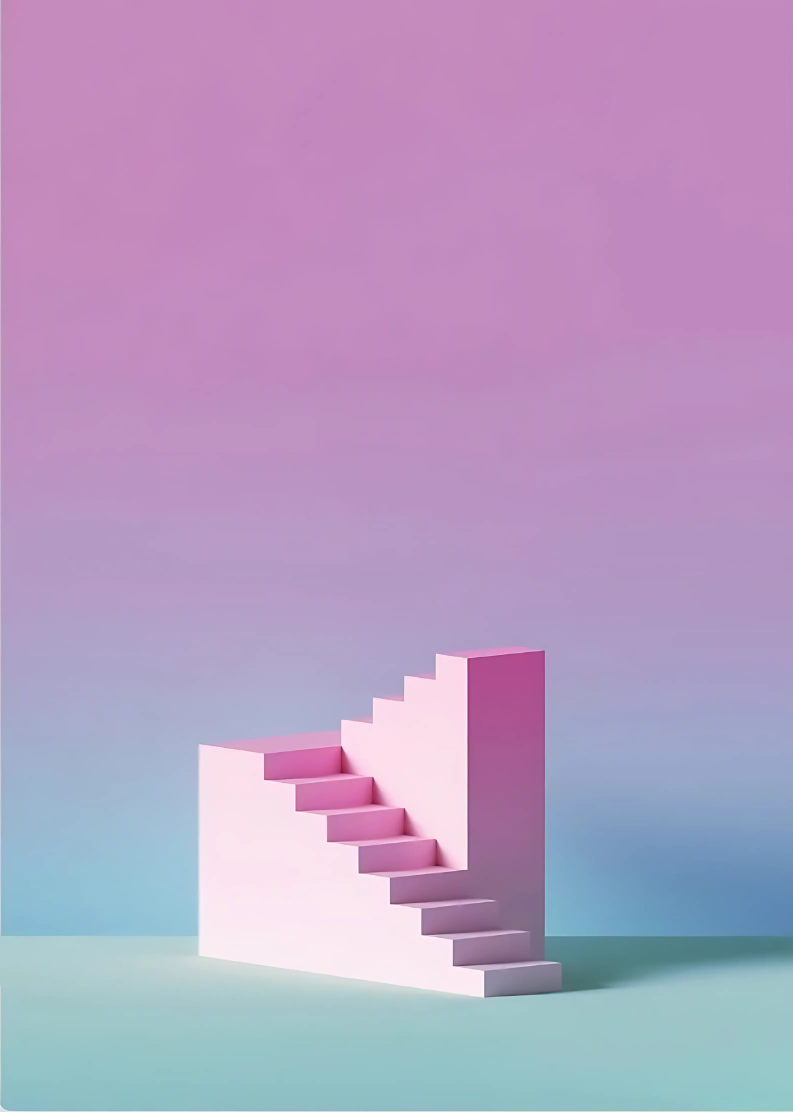 3D Stairs Illustration